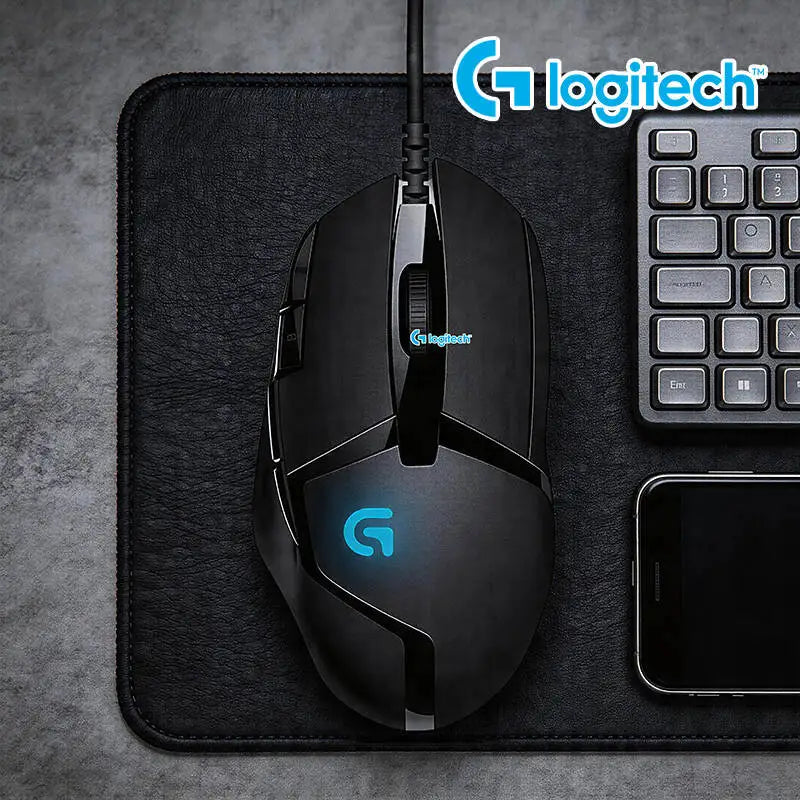 Ratón gaming Logitech G402 con tecnología Fusion Engine, 4 ajustes de DPI, procesador de 32 bits y diseño antideslizante para gaming competitivo profesional
