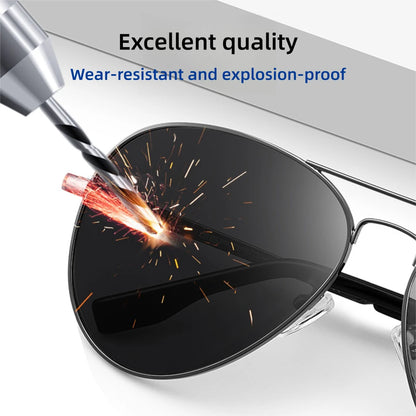 CAPONI Avation Sun Glasses For Men Day And Night Photochromic Driving Men's Sunglasses Polarized UV400 Pilot Shades Male BS3104