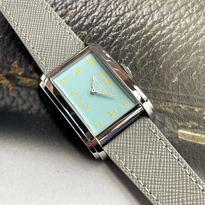 New MERKUR NH05 Rectangle Retro Casual Watch for Men Business Series Automatic Chorded Watch Sapphire White Watch
