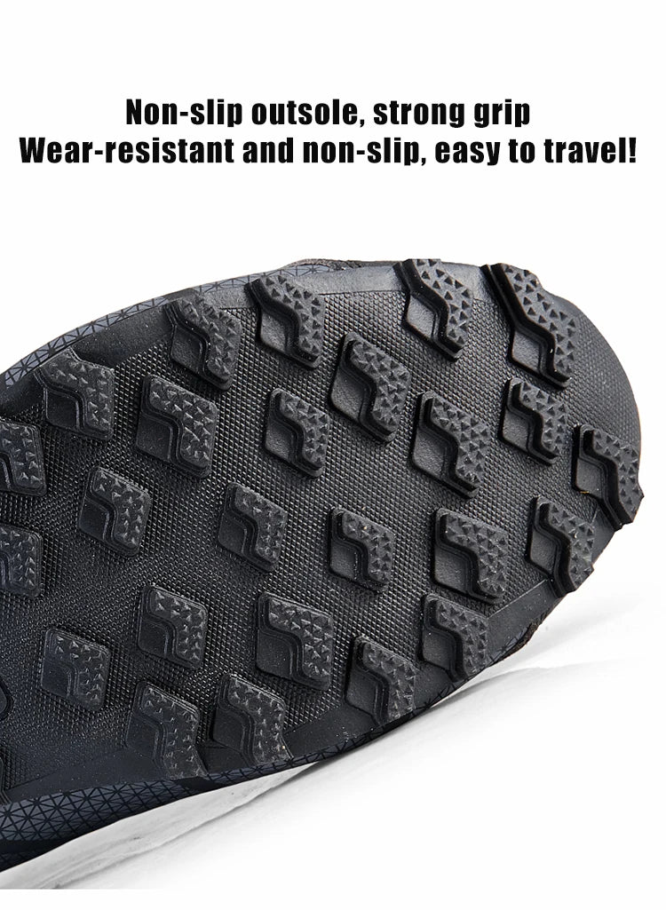 Men's hiking shoes, all-terrain outdoor sports shoes, breathable mesh, non-slip, wear-resistant hiking shoes, outdoor cycling shoes