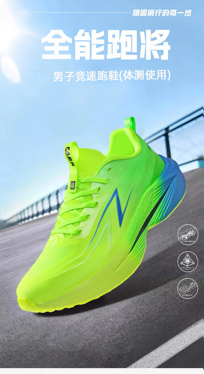 Running Shoes Carbon Plate Specialty Marathon Men's Sports Mesh Breathable Lightweight Women's Athletic Non-Skid Sneakers