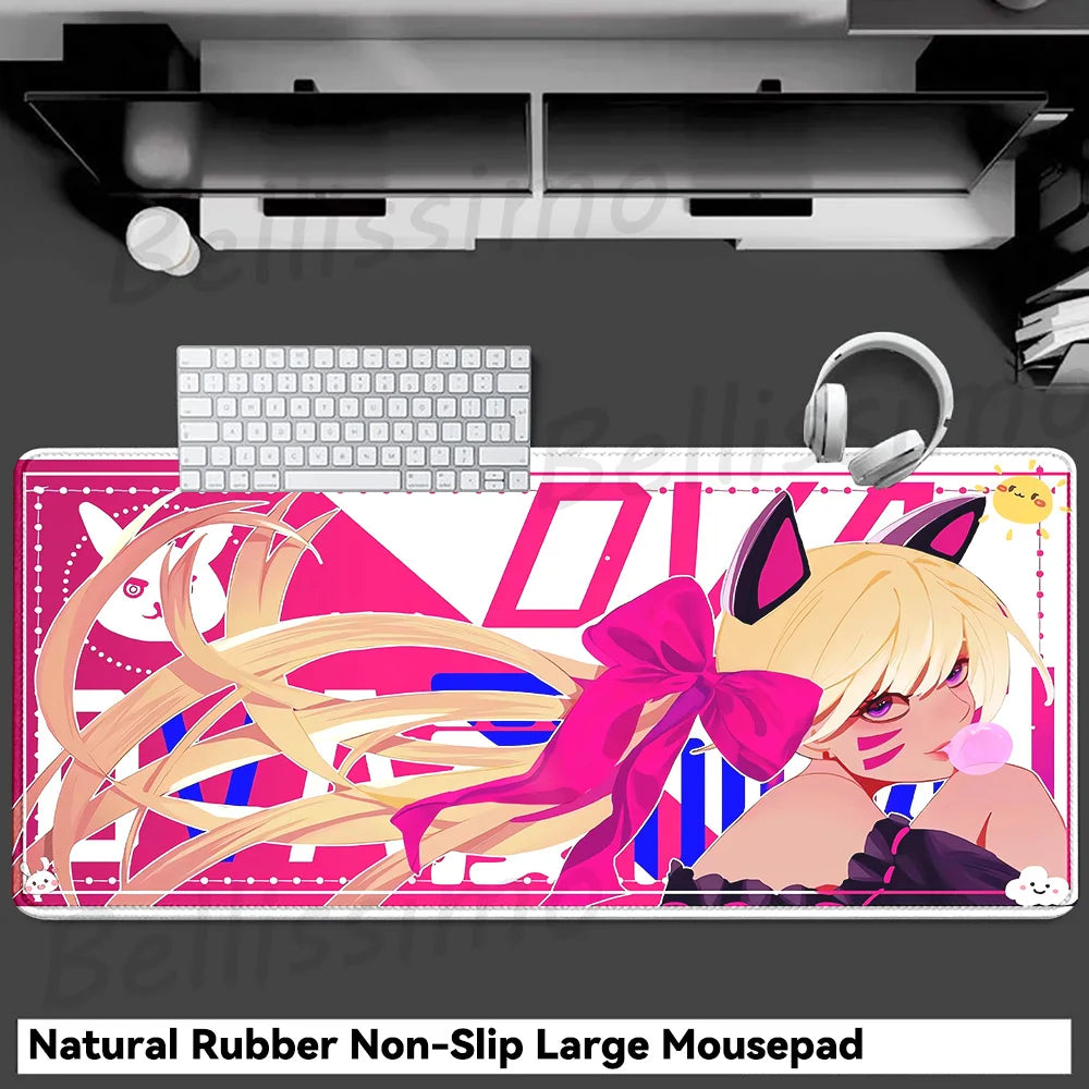Gaming Accessories Overwatch D.Va Mouse Pad Large Keyboard Mousepad PC Cabinet Deskmat XXL Extended Mats Gamer Mousepad