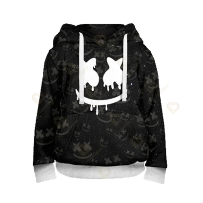 Sweatshirt com Capuz Fortnite Cool Heroes para Rapaz, Estilo Cosplay, Casaco Infantil com Desenho Animado para Primavera e Outono