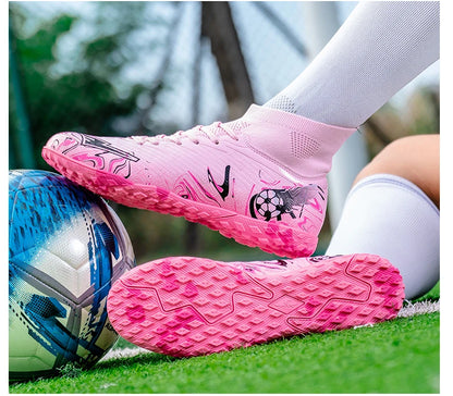 Novas Chuteiras de Futebol Profissionais para Homem, Antiderrapantes, Unissexo, Respiráveis, para Futsal e Desporto, Ultraleves, Drop Shipping