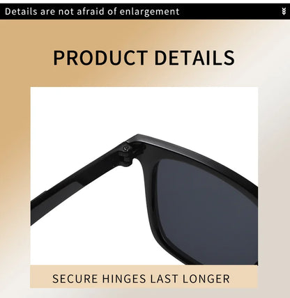 Korean Style Sunglasses Men Women Outdoor Square Sunglasses Driving Mercury Sunscreen Glasses Lens UV400