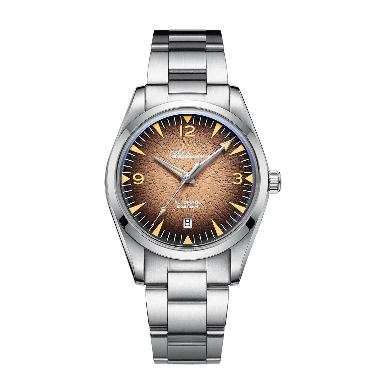 Orologio subacqueo da uomo ADDIESDIVE AD2508 luminoso, impermeabile 100M, in acciaio inossidabile 316L, movimento 8215, automatico meccanico