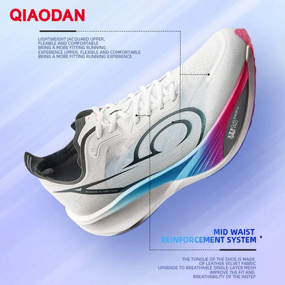 QIAODAN Feiying PB3 Enhanced Edition Professional Marathon Carbon Plate Running Shoes 2025 Men's Sneakers QDB023251299T