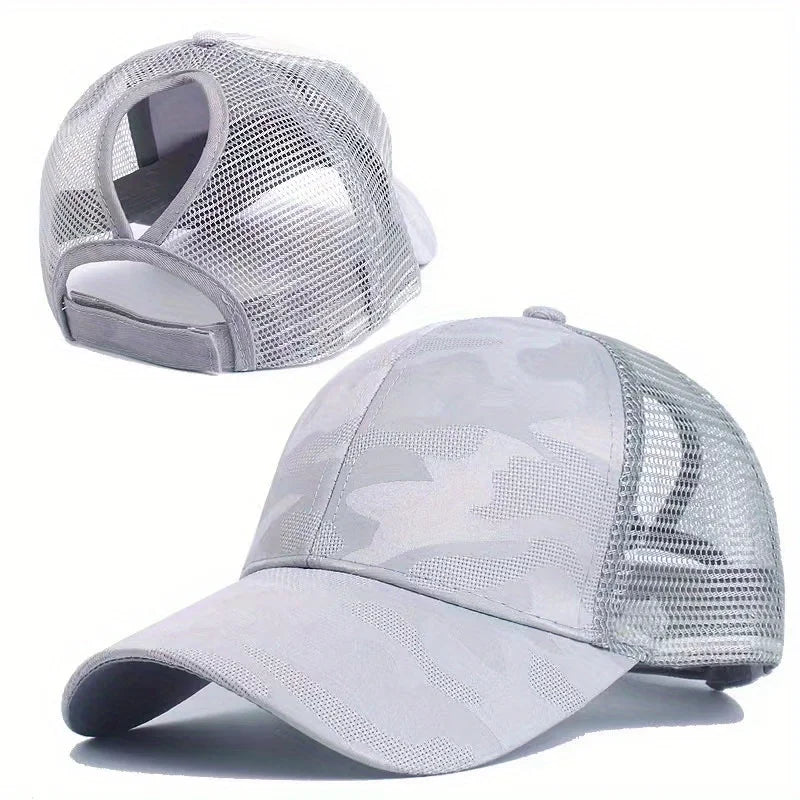 Ženske bejzbol kape s mrežastim vrhom za proljeće/ljeto, kape za sunce, trkaće kape, snapback kape, ženske podesive kape za djevojke, vanjske kape s vizirom