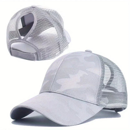 Ženske bejzbol kape s mrežastim vrhom za proljeće/ljeto, kape za sunce, trkaće kape, snapback kape, ženske podesive kape za djevojke, vanjske kape s vizirom
