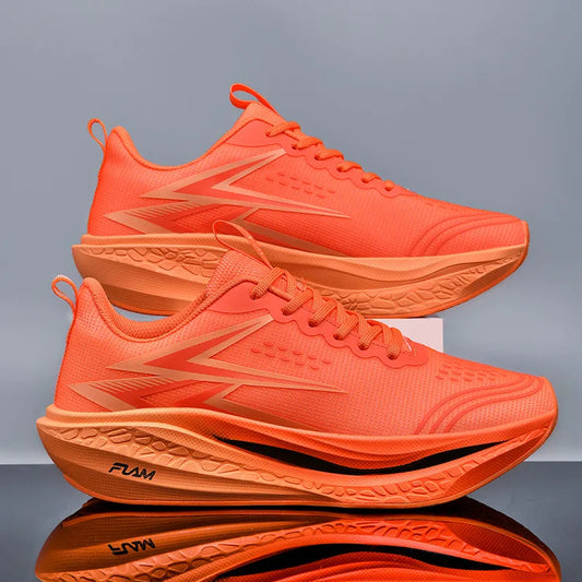 New Running Shoes Men's Specialty Marathon Lightweight Carbon Board Women's Comfortable Athletic Non-skid Sneakers