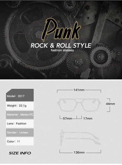 Square Small Frame Double Beam Sunglasses Pilot Retro Sunglasses Instagram Popular Classic Sunglasses 3517