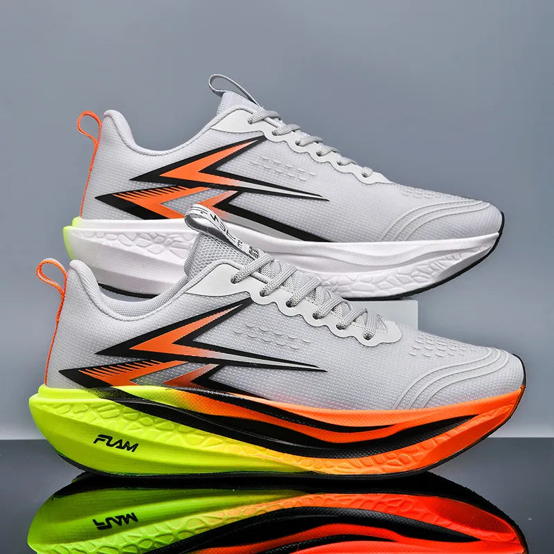 Sports Running Shoes Specialty Marathon Men Breathable Lightweight Carbon Board Women's Comfortable Athletic Nonskid Sneakers