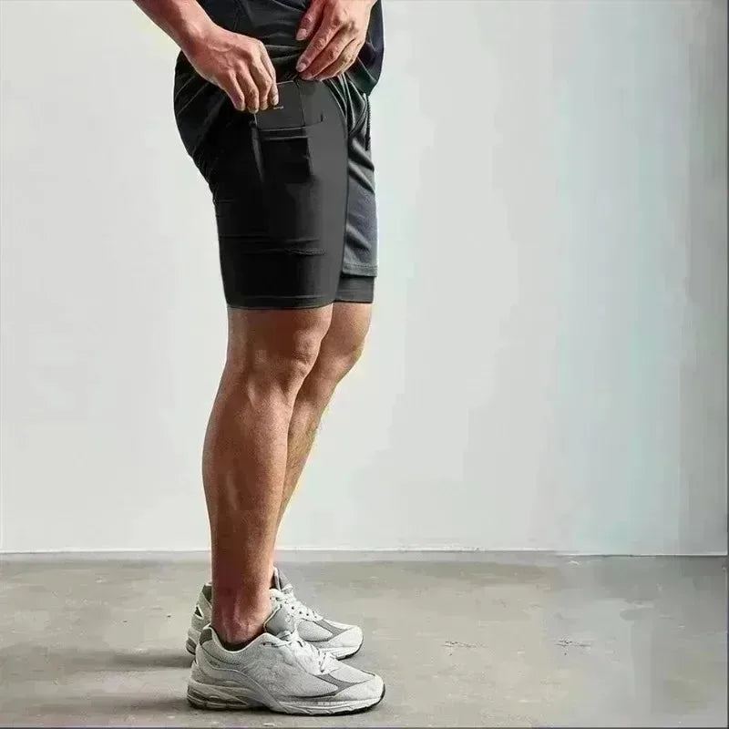 2026 Dragon Ball Goku Unisex Harajuku Anime Printed Summer New Product Loose Sports Breathable Quick Drying Double Layer Shorts