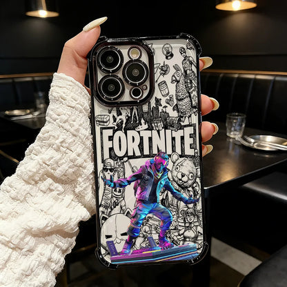 Popular Game FortniteS Plating Phone Case For Samsung A37, A57, A07, A36, A16, A35, A55, A25, A26, A05s, A15, A54, A34, A24, A14, A05, A04 4G 5G