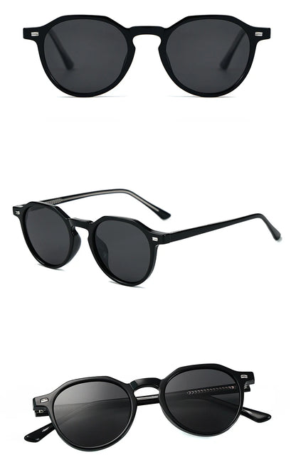 Peekaboo TR90 fashion sun glasses uv400 female green brown polarized sunglasses for men women acetate unisex summer style
