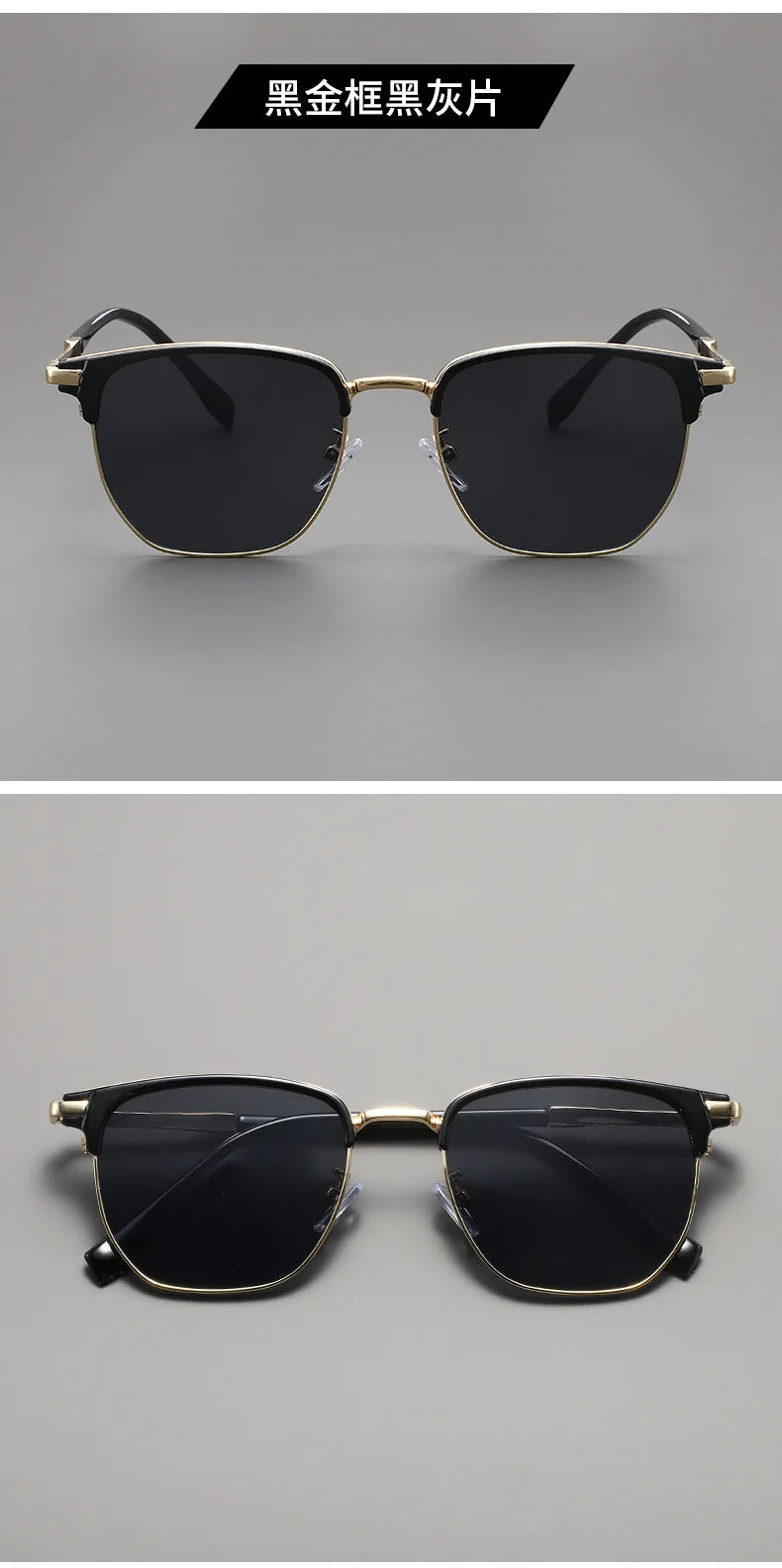 New Arrival Vintage Square Sunglasses Women Men Metal Frame Sun Glasses Female Eyewear Sunglasses for Male Female Eyeglasses