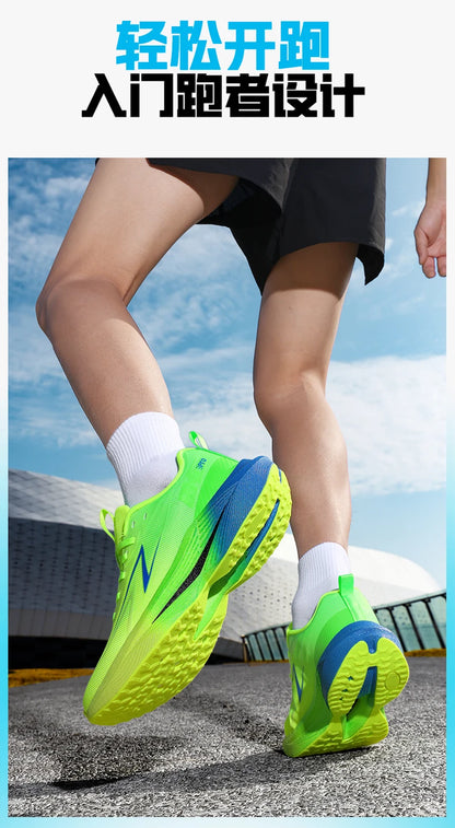 Running Shoes Carbon Plate Specialty Marathon Men's Sports Mesh Breathable Lightweight Women's Athletic Non-Skid Sneakers