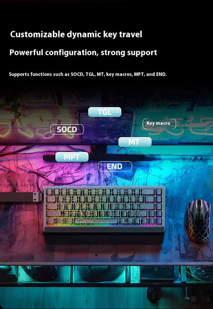 IROK ND63 Max ND63 Ultra ND68 Pro Gaming Magnetic Mechanical Keyboard 60% Layout RT0.001mm 8K 0.125ms Delay Wired Gamer Keyboard