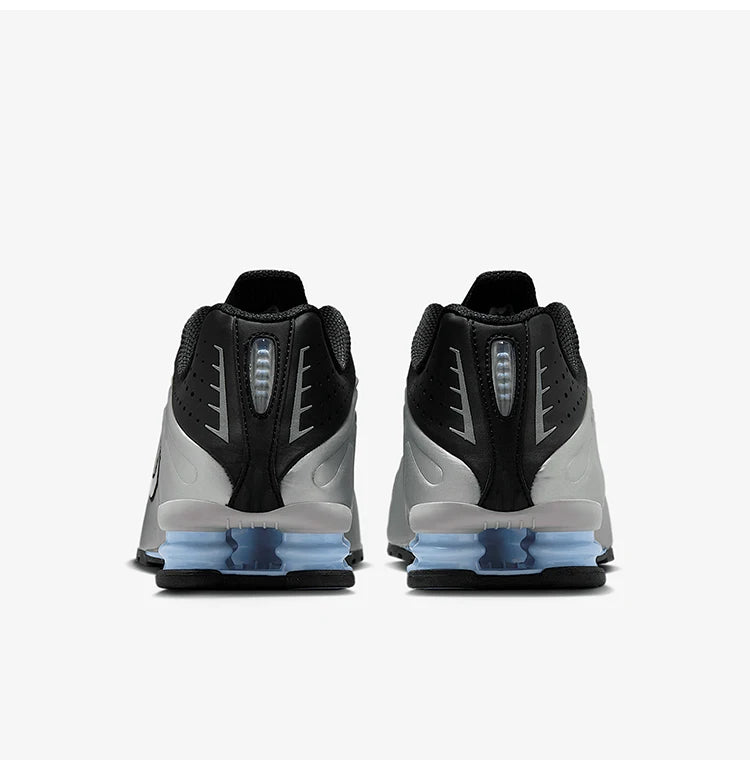 Ténis de corrida Nike Shox R4 genuínos para homem com amortecimento Air, cano baixo HQ1988-004