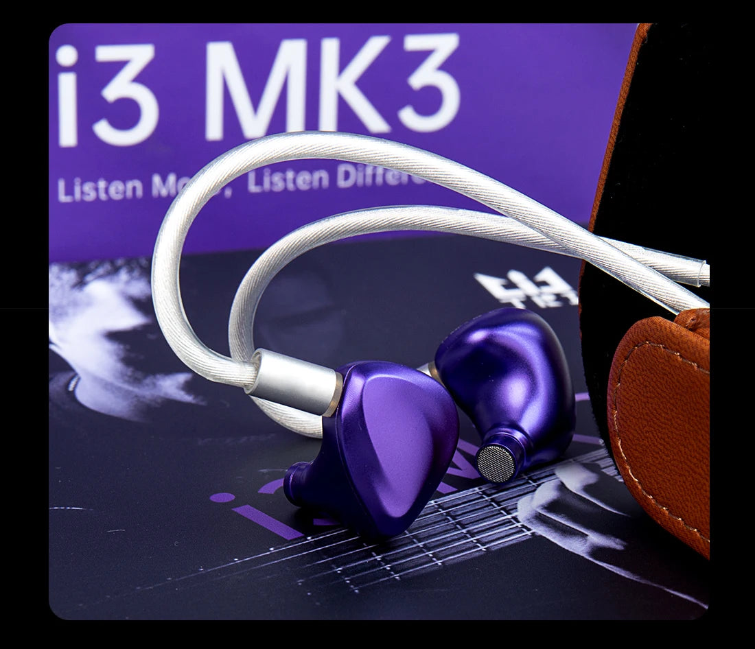 TRI I3 MK3 Hybrid In-Ear Earphones – 3rd Gen Planar BA DD HiFi Wired Earbuds High Resolution Audio