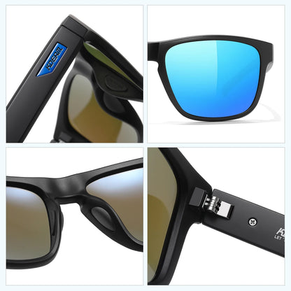 KDEAM XXL Size Men's Polarized Sunglasses Outdoor Sports Goggles Overall Width 155mm Extra Large Sunglass