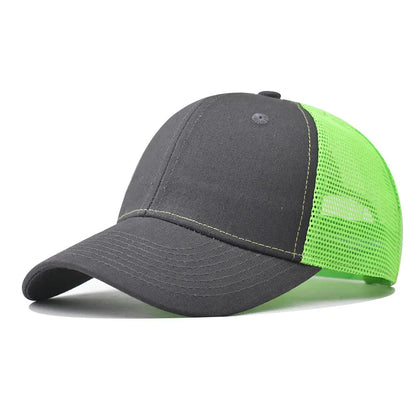 Baseball Cap Adult Net cap Shallow curved eaves Hat Unisex Summer hat Breathable hat shade Spring Autumn Cap Hip Hop Fitted Cap