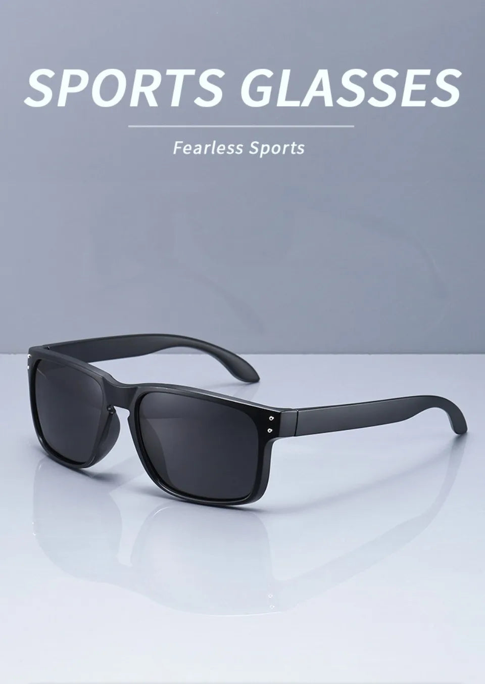 Fashion Polarized Square Sunglasses for Men and Women High Qualiy Finish Sun Glasses UV Protection Glasses cycling