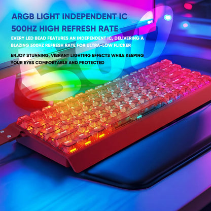IROK Carotmas Mercury68 Mercury 68 Mercury68 Pro Mercury68 Max RT 0.001mm 8K Teclado mecânico magnético gaming com fios