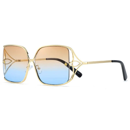 Fashion Oversized Sunglasses Women Big Frame Popular Luxury Brand Designer Shades Sun Glasses Oculos De Sol Feminino Gafas