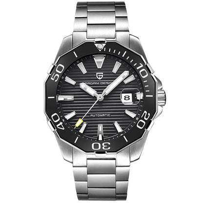 2025 New Brand PAGANI DESIGN 1617 Men's Military Sport Mechanical Watches Waterproof Stainless Steel Top Brand Luxury Men Watch