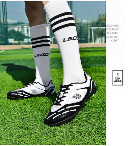 Soccer Shoes Men Turf Football Boots Fashion Firm Ground Studs Anti-Slip Boy Sneakers Original Outdoor Field Training Trainers