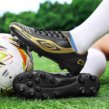 New Men’s Football Boots Grass Cleats Soccer Shoes Match Adult Indoor Ultralight Non-Slip Boys Futsal Sport Turf Comfortable