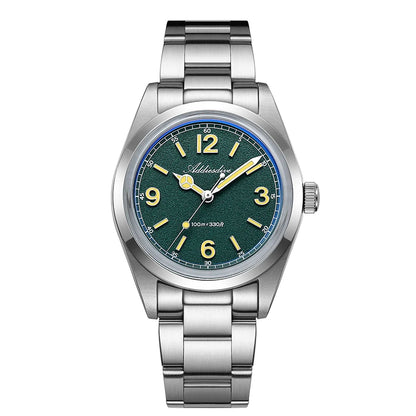 ADDIESDIVE 36mm Orologio da uomo in offerta AD2518, vetro bombato, acciaio inox 316L, impermeabile 100m, al quarzo