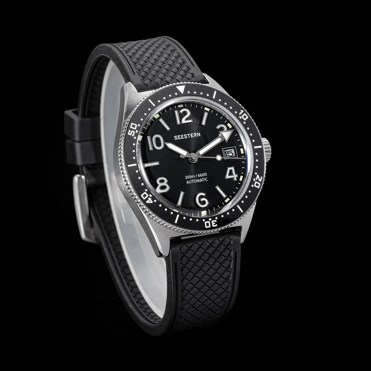 Sugess Diving Watch for Men Automatic Mechanical Wristwatches 20ATM Waterproof Sapphire NH35A Movement BGW9 Luminous New S434-2