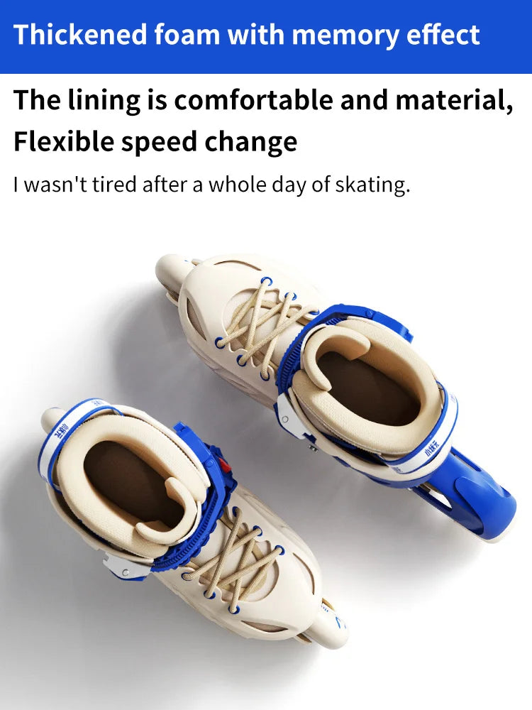 Patins em Linha para Rapaz, Pretos, Tamanho Ajustável, Rosa para Rapariga, Rollerblades Desportivos para Criança, Alta Velocidade, Novos, LED Luminoso, Profissionais