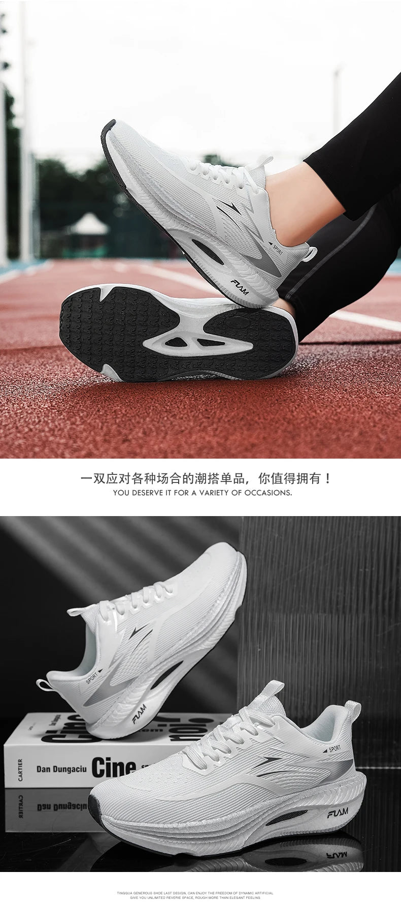 Ténis de Corrida NOVOS com Placa de Carbono para Maratona, Homem e Mulher, Desportivos, Respiráveis, Leves, Confortáveis, Antiderrapantes e Casuais