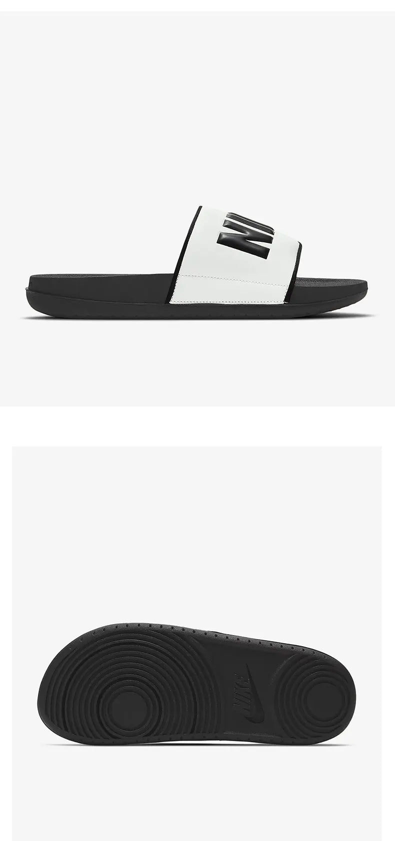 Nike Oficial Auténtico OFFCOURT SLIDE: sandalias deportivas transpirables para mujer BQ4632-011