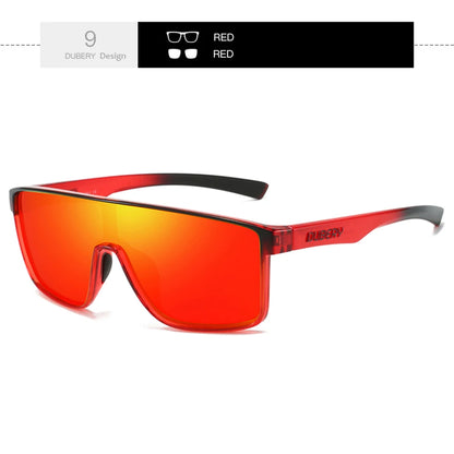 DUBERY Full Rim Polarized Sunglasses For Men And Women 9 Colors Model 379