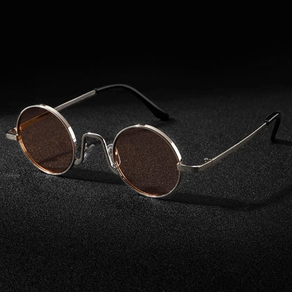 Design Retro Round Frame Sunglasses For Men Polarized UV400 Women Causal Driving Glasses Accessories