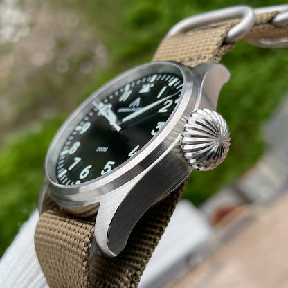 STEELFLIER Official SF743 Pilot VH31 Quartz Movement Big Onion Crown 200M Waterproof Sapphire Crystal Luxury Dive Luminous Watch