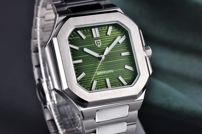 2026 New PAGANI DESIGN Square Quartz Luxury Watch for Men AR Sapphire Mirror Japan Movt Man Watch Luminous 316L All Steel Watch