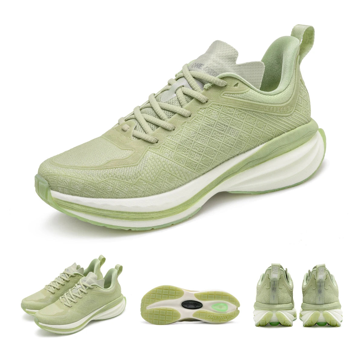 Zapatillas deportivas ONEMIX: nuevas zapatillas de running para hombre con amortiguación, antideslizantes, transpirables y ligeras; zapatillas deportivas para mujer para actividades al aire libre
