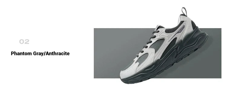 Xtep Sapatilhas Casuais para Homem 2025 Inverno Estilo Urbano com Amortecimento Leves Resistentes ao Desgaste Respiráveis para Caminhada 875419320005
