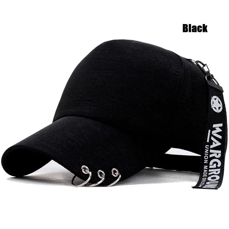 Personalisierte Baseballcap aus Metall mit klassischem Schirmdesign, leicht und atmungsaktiv! Vier Farben zur Auswahl