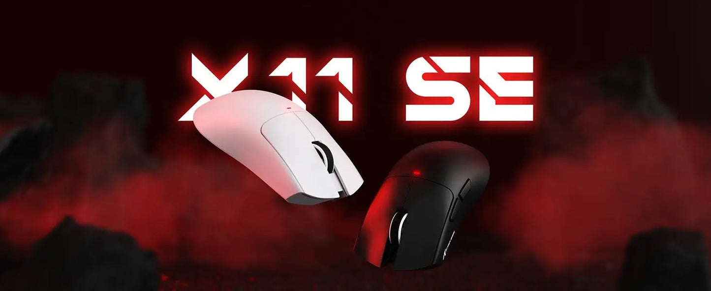 ATTACK SHARK X11SE Wireless Gaming Mouse Tri-Mode, 63g Superlight Gaming Mouse with PAW3311 Sensor, 22000 DPI, Bluetooth 5.2, 2.4G Wireless & Wired RGB Gaming Mouse