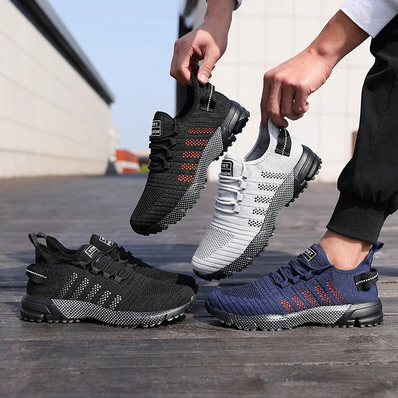 New Men's Breathable Casual Sports Shoes Summer Fashion Running Shoes 2025 Lightweight and Soft Casual Shoes Women's Sizes 36-46