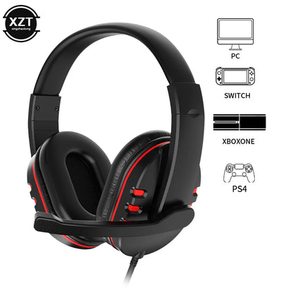 Wired Gaming Headphones Gamer Headset with Microphone for PC Computer Laptop PS4 PS5 PlayStation 4 5 Nintendo Switch Tablet