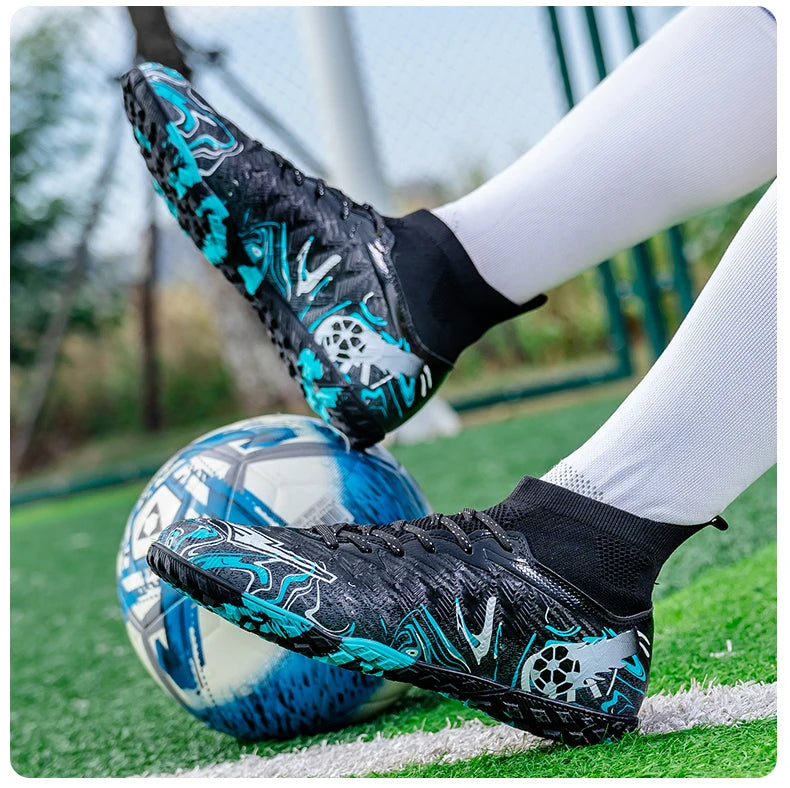 Novas Chuteiras de Futebol Profissionais para Homem, Antiderrapantes, Unissexo, Respiráveis, para Futsal e Desporto, Ultraleves, Drop Shipping