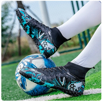 Novas Chuteiras de Futebol Profissionais para Homem, Antiderrapantes, Unissexo, Respiráveis, para Futsal e Desporto, Ultraleves, Drop Shipping