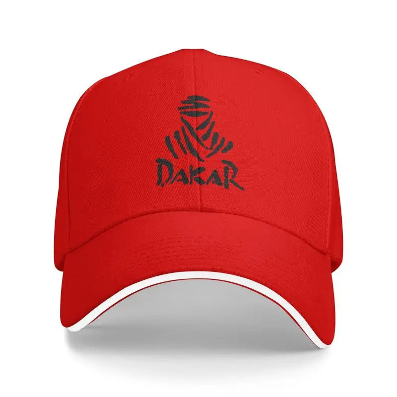 Motorcycle Dakar Rally Baseball Cap Retro Motor Off Road Racing Sandwich Hats for Men Women Breathable Dad Hat Running Golf